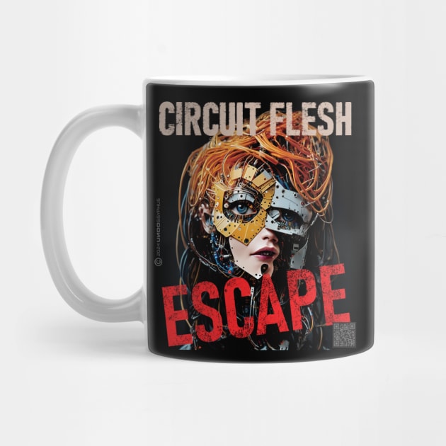 Circuit Flesh Escape (Black) | UndoSisyphus™ Dystechtopia™ Collection by UndoSisyphus